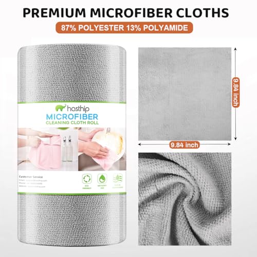 HASTHIP® 150 Count Microfiber Cleaning Cloth Multipurpose Roll Pre-Cut Tear Away Kitchen Highly Absorbent Reusable HASTHIP® 150 Count Microfiber Cleaning Cloth Multipurpose Roll Pre-Cut Tear Away Kitchen Highly Absorbent Reusable